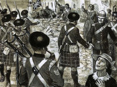 Uidentificeret højlænderregiment af C.L. Doughty