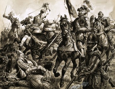 Uidentificeret kampscene af C.L. Doughty