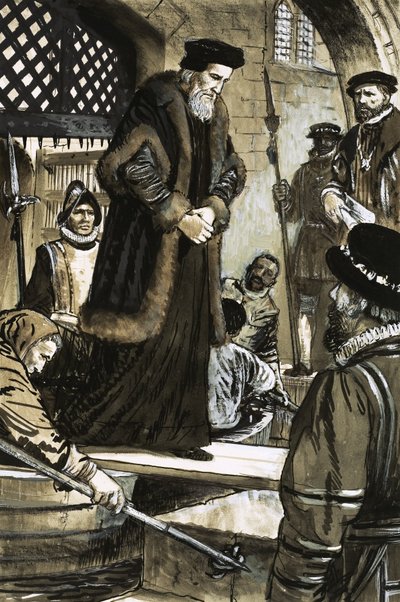 Uidentificeret fange i Tower of London af C.L. Doughty