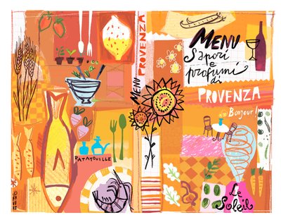 Provence MENU af COSTANZA FAVERO