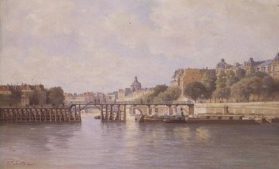 Broen ved Le Estacade, Paris af C.T. Guillermot