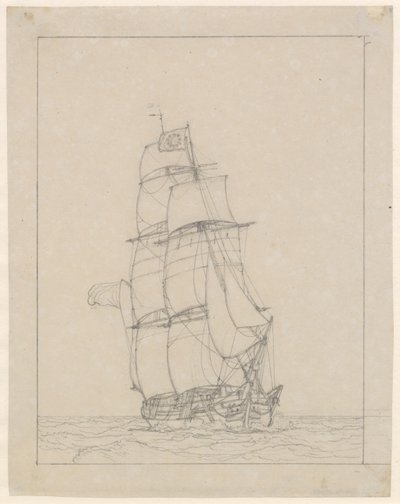 En Brig af Christoffer Wilhelm Eckersberg
