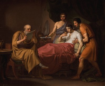 Alexander den Store på sin sygeleje af Christoffer Wilhelm Eckersberg