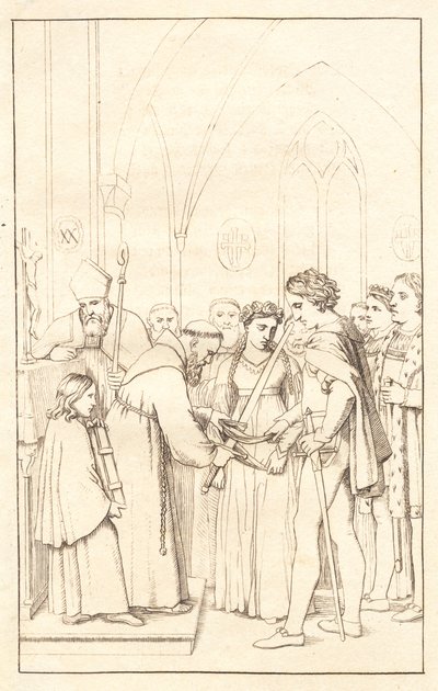 Axel og Valborg. 3. akt. af Christoffer Wilhelm Eckersberg