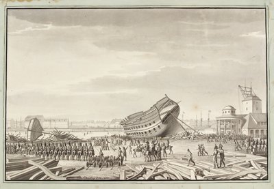 Englændernes sidste dåd i København af Christoffer Wilhelm Eckersberg