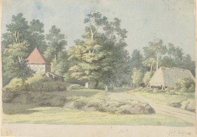 Et teglværk på Møn af Christoffer Wilhelm Eckersberg