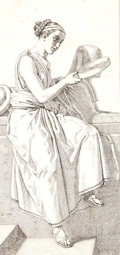 Fornuften. Allegorisk figur af Christoffer Wilhelm Eckersberg