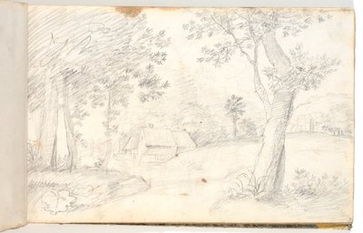 Landskab, efter grafisk forlæg? af Christoffer Wilhelm Eckersberg