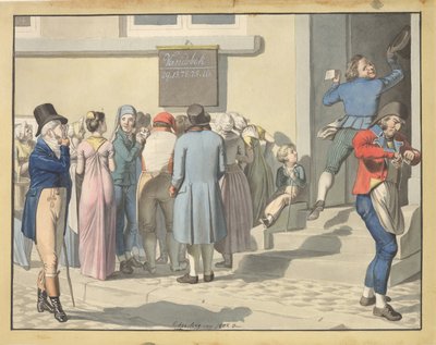 Uden for Lotteristyrelsen af Christoffer Wilhelm Eckersberg