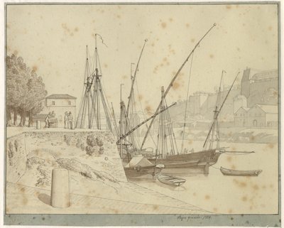Porta de Ripa Grande, Rom af Christoffer Wilhelm Eckersberg