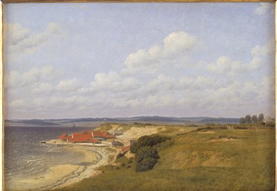 Renbjærg Teglværk ved Flensborg Fjord af Christoffer Wilhelm Eckersberg