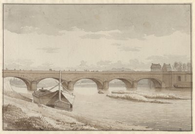 Seinebroen ved Neuilly, Paris, 13. maj 1812 af Christoffer Wilhelm Eckersberg