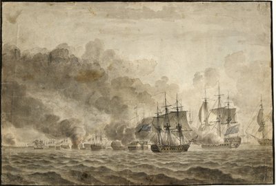 Slaget om Reden af Christoffer Wilhelm Eckersberg