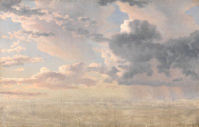 Undersøgelse af Skyer over Øresund af Christoffer Wilhelm Eckersberg