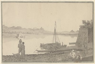 Udsigt fra Bonn op ad Rhinen af Christoffer Wilhelm Eckersberg