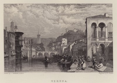 Verona (farve litho) af C. (after) Stanfield