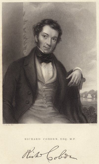 Richard Cobden, Esquire, MP (gravering) af C. A. du Val and Co.