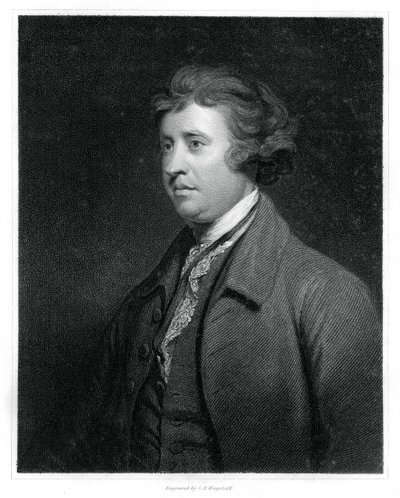 Edmund Burke, anglo-irsk statsmand, forfatter, taler, politisk teoretiker og filosof, 1834. af C. E. Wagstaff