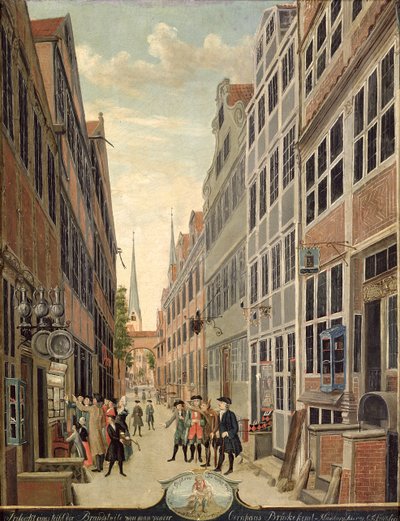 Brandafstand i Hamburg, 1775 af C. F. Feldt
