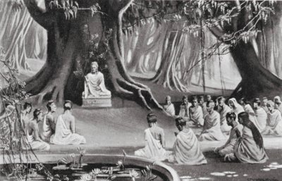 De sidste dage af Buddhas undervisning, BC 489 (litografi) af C. Hargrave Martin