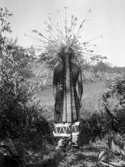 Indianere og stammens rundhus og ceremonielle beklædning, Californien af C. Hart Merriam