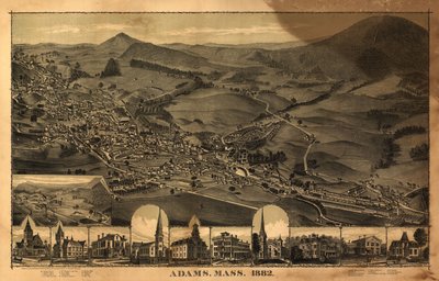 Adams, Massachusetts - 1882. LOC 91680093 af C. J. Philadelphia Publishing House; Corbin