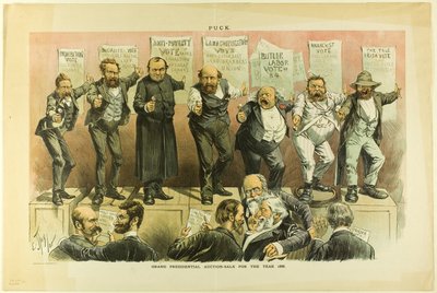 Grand Presidential Auction Sale, fra Puck af C. Jay Taylor