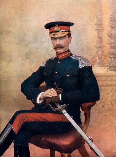 Major-General JM Babington, commanding 1st Cavalry Brigade in South Africa, 1902.dani af C Knight