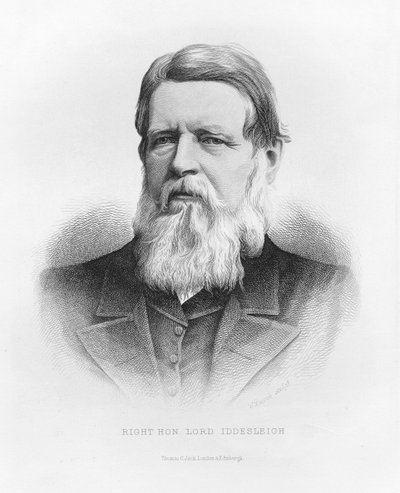 Portræt af Right Hon Lord Iddesleigh af C. Laurie
