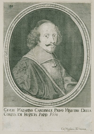Kardinal Jules Mazarin af C. Mejssens