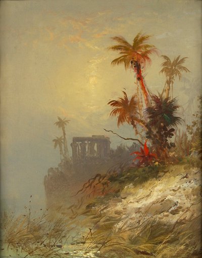 Egyptisk landskab af C. Morgan McIlhenney