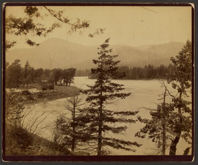 Scene ved Columbia-floden af C. R. Savage