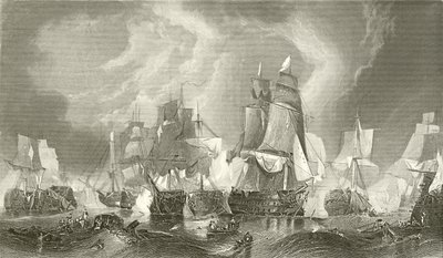 Slaget ved Trafalgar af C. Stanfield