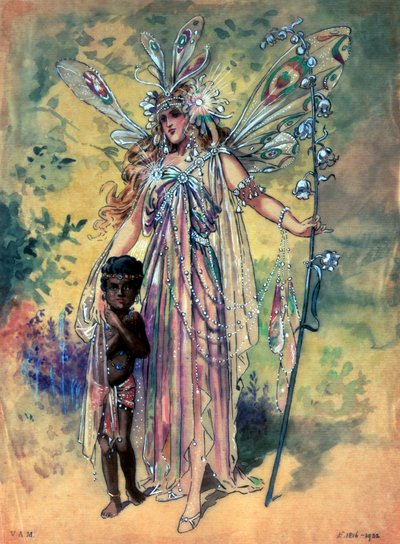 Titania, kostumedesign til A Midsummer Night