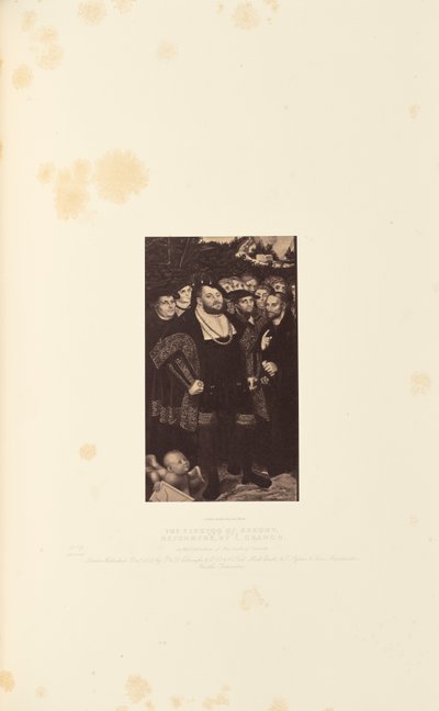 Kurfyrsten af Sachsen og reformatorerne af L. Cranch af Caldesi and Montecchi
