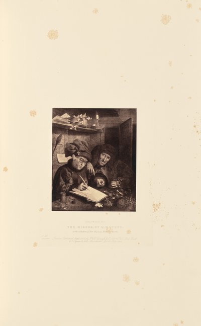 The Misers, af Q. Matsys af Caldesi and Montecchi