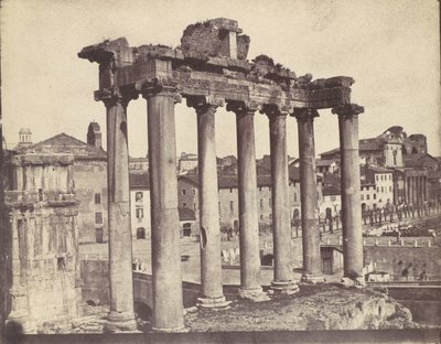 Temple of Concord, Rom, 1850