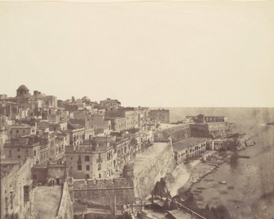 Havnen i Valletta, Malta, 1850