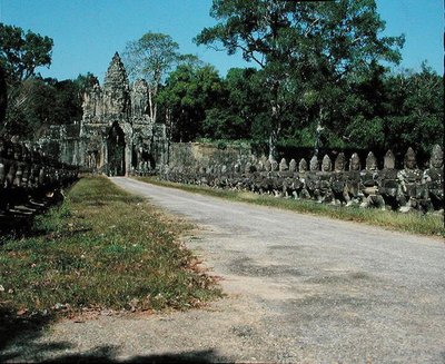 Udsigt over den sydlige port (foto) af Cambodian