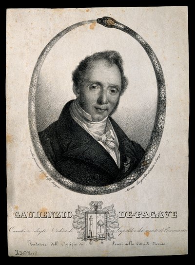 Gaudenzio de Pagave. Litografi af C. Gandolfi. af Camilla Guiscardi