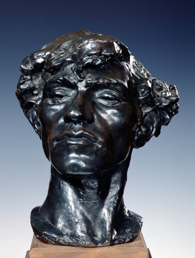 Giganti eller, Head of a Bandit, 1885 (bronze) af Camille Claudel