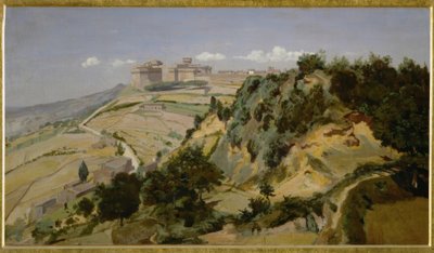 Citadellet i Volterra af Jean Baptiste Camille Corot