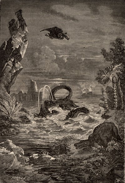 Jorden i dinosaurernes tid af Camille Flammarion