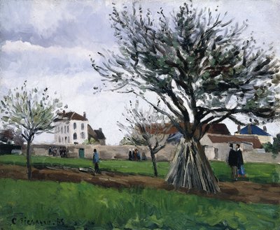 Æbletræer i Pontoise af Camille Jacob Pissarro