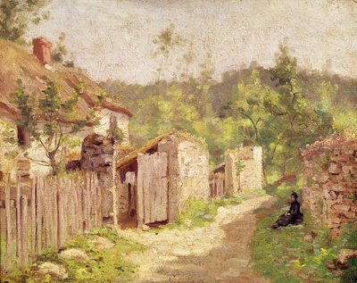 Daumiers hus i Valmondois af Camille Jacob Pissarro