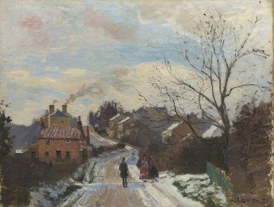 Fox Hill, Upper Norwood. 1870 af Camille Jacob Pissarro