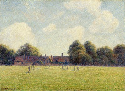 Hampton Court Green, 1891 af Camille Jacob Pissarro