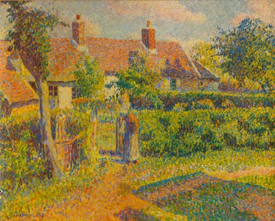 Sommerhuset, 1887, 1935. af Camille Jacob Pissarro