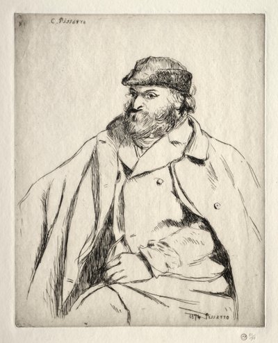 Paul Cezanne, 1874. af Camille Jacob Pissarro