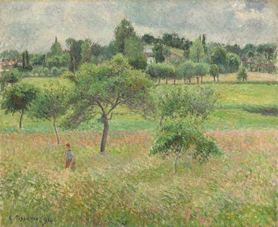 Æbletræer i Eragny, 1894 af Camille Jacob Pissarro